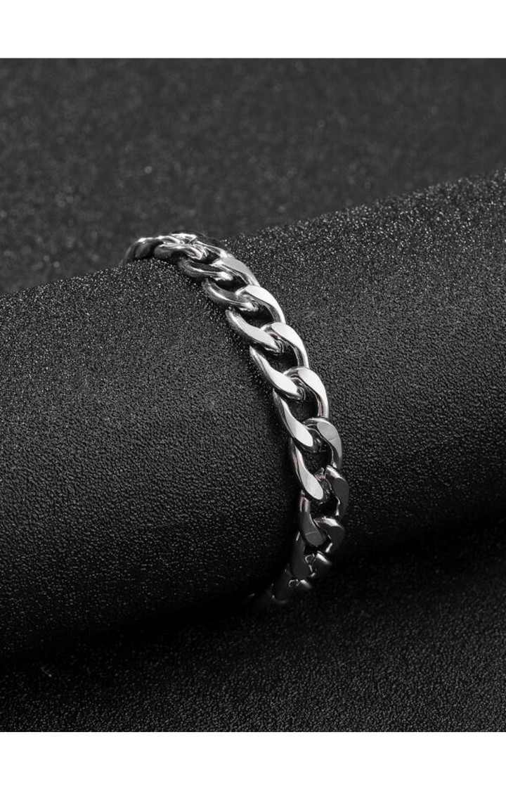 Classic Cuban Silver Bracelet