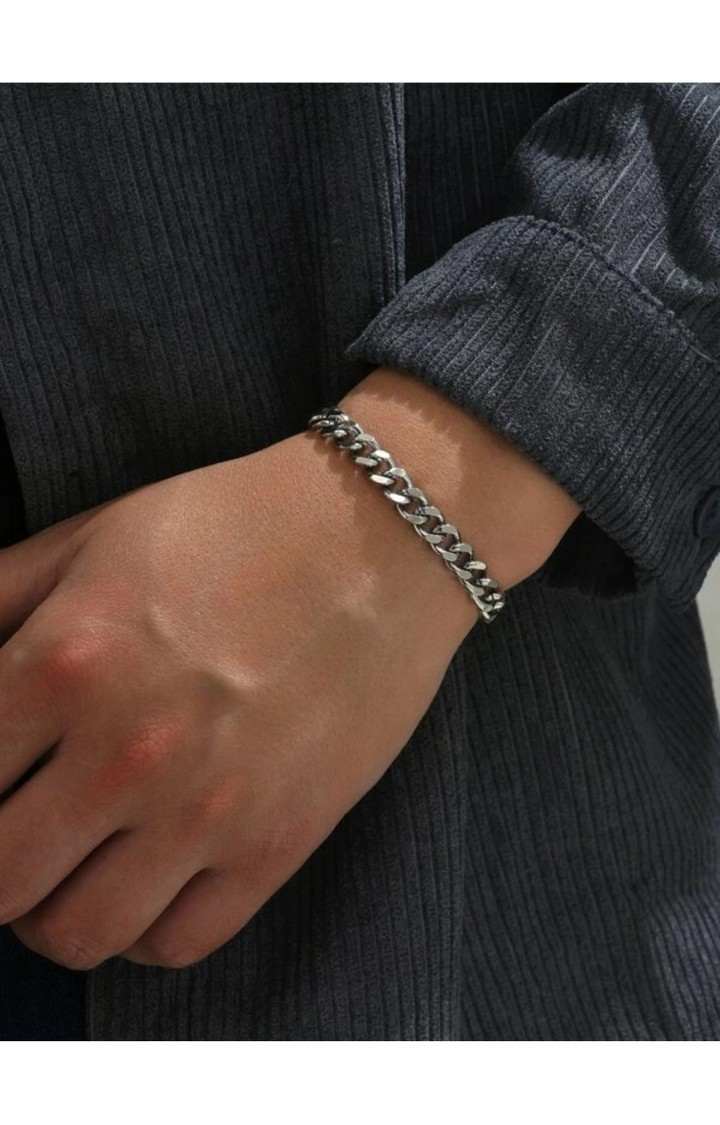 Classic Cuban Silver Bracelet