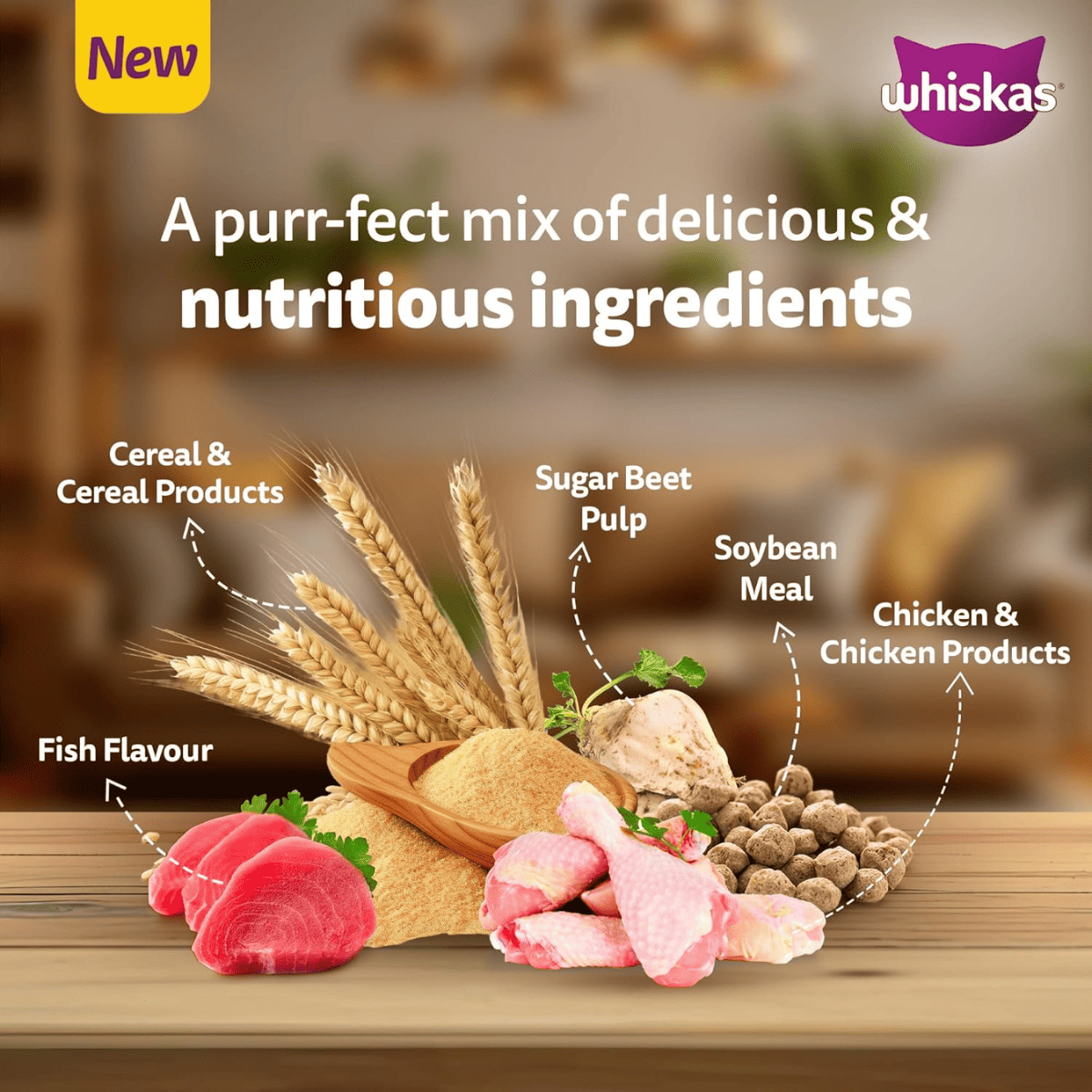 Whiskas (2 to 12 months) Persian Kitten Cat Dry Food