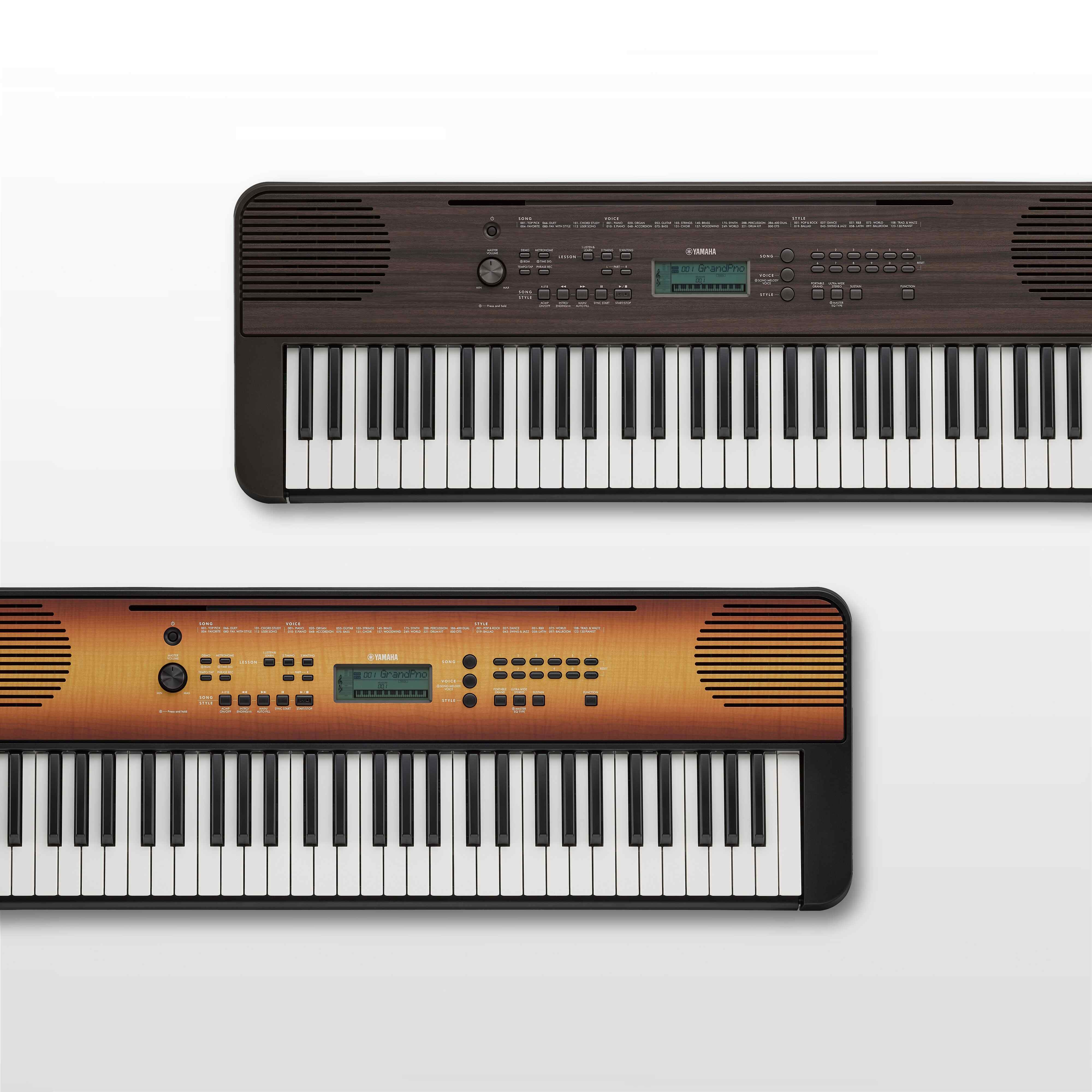 Yamaha PSR-E360 61-Key Portable Arranger Keyboard, Maple 4