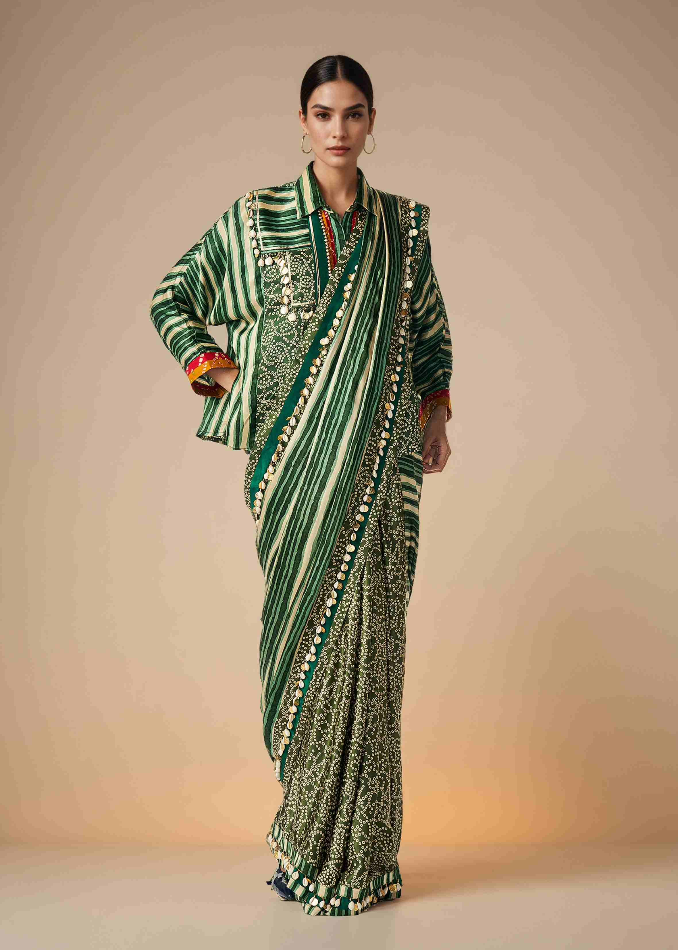 Olive Saree