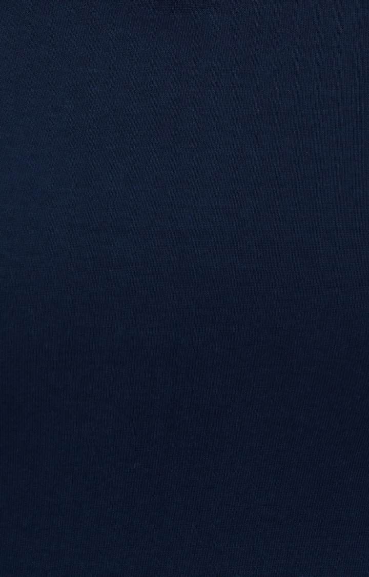Women's Blue Viscose SolidCasualwear Skater Dress