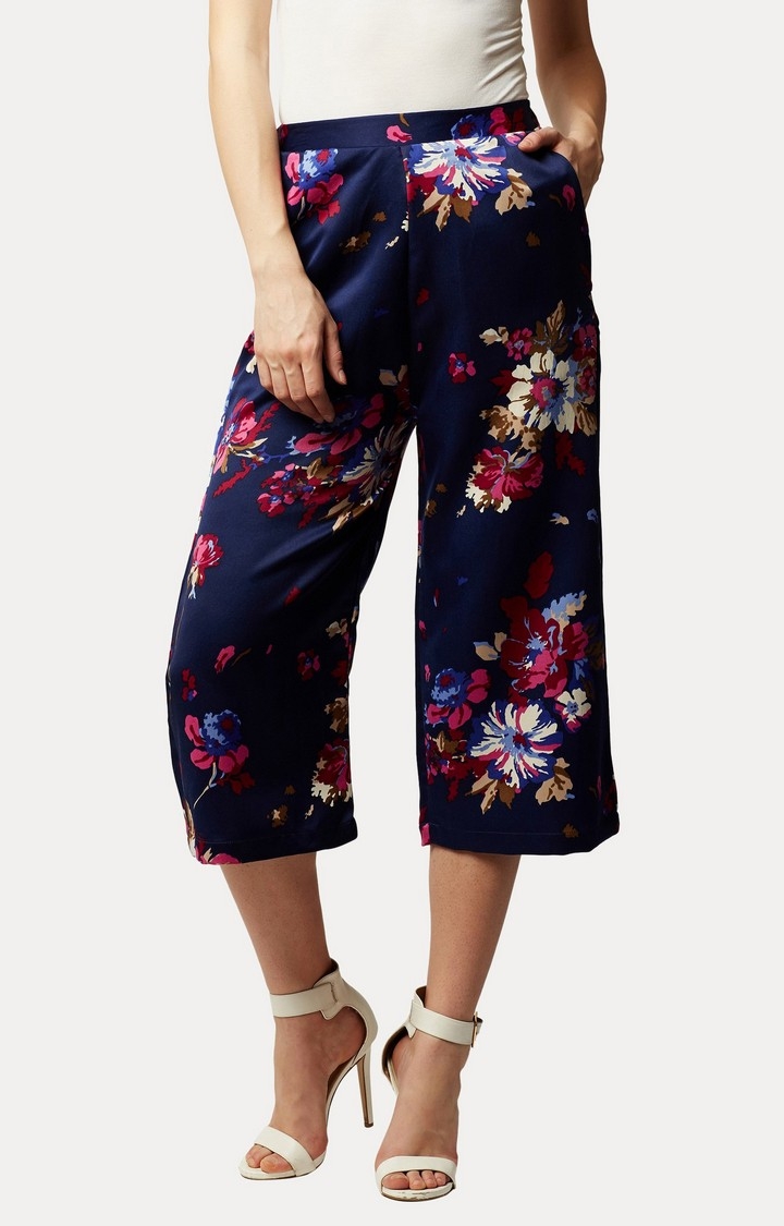 MISS CHASE | Women's Multi Floral Culottes
