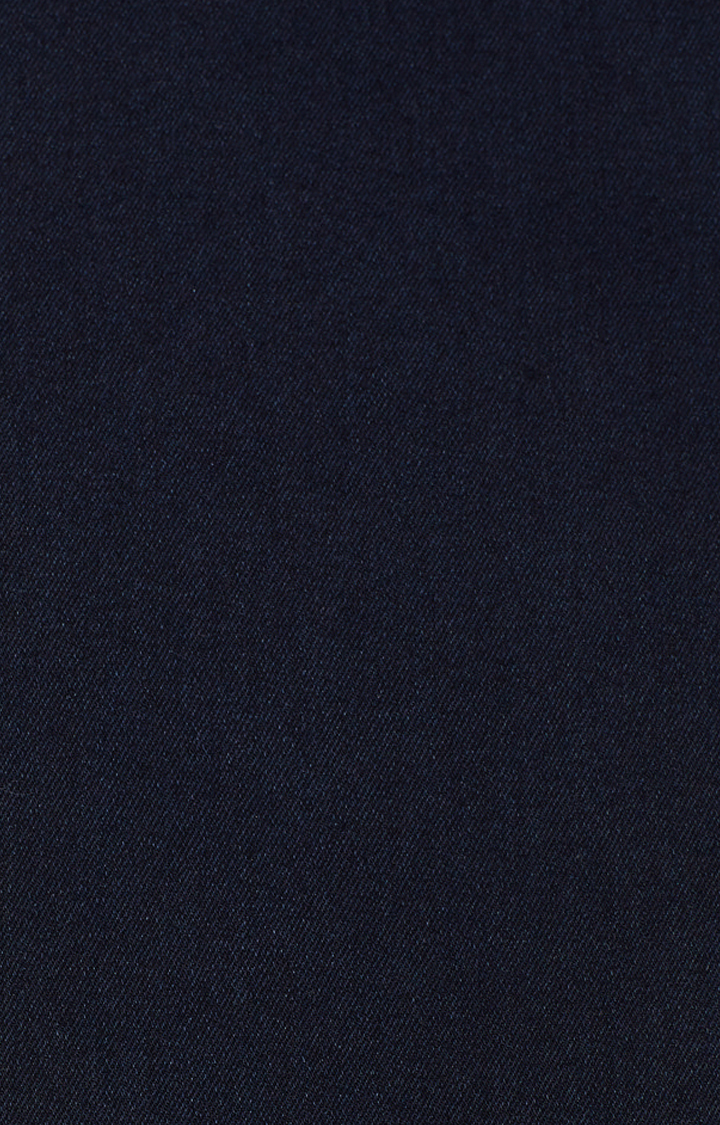 Women's Blue Solid Skinny Jeans