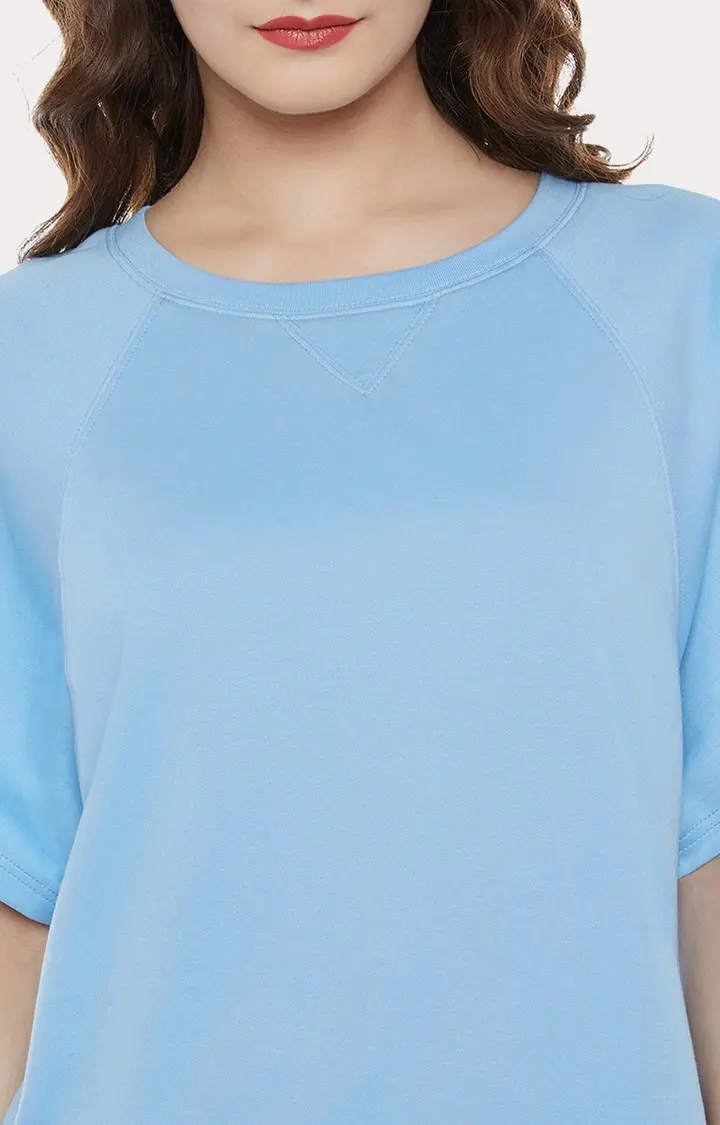 MISS CHASE | Women's Blue Solid Tops 4