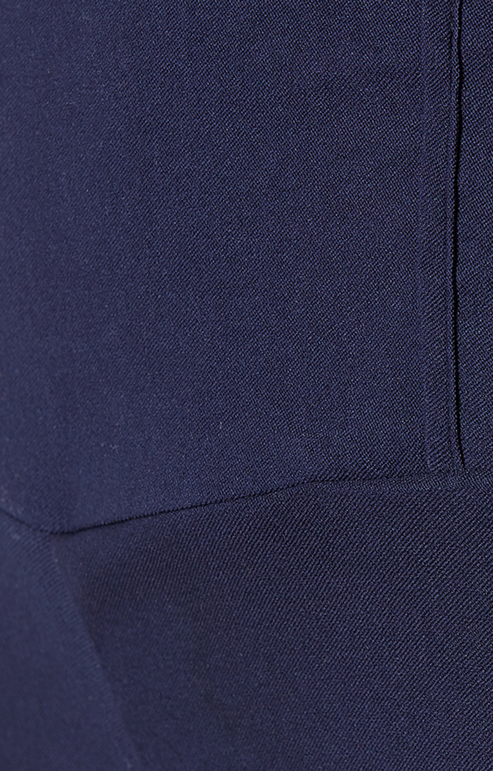 Women's Blue Solid Jeggings