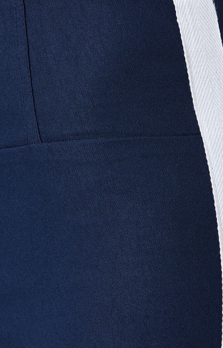 Women's Blue Solid Jeggings