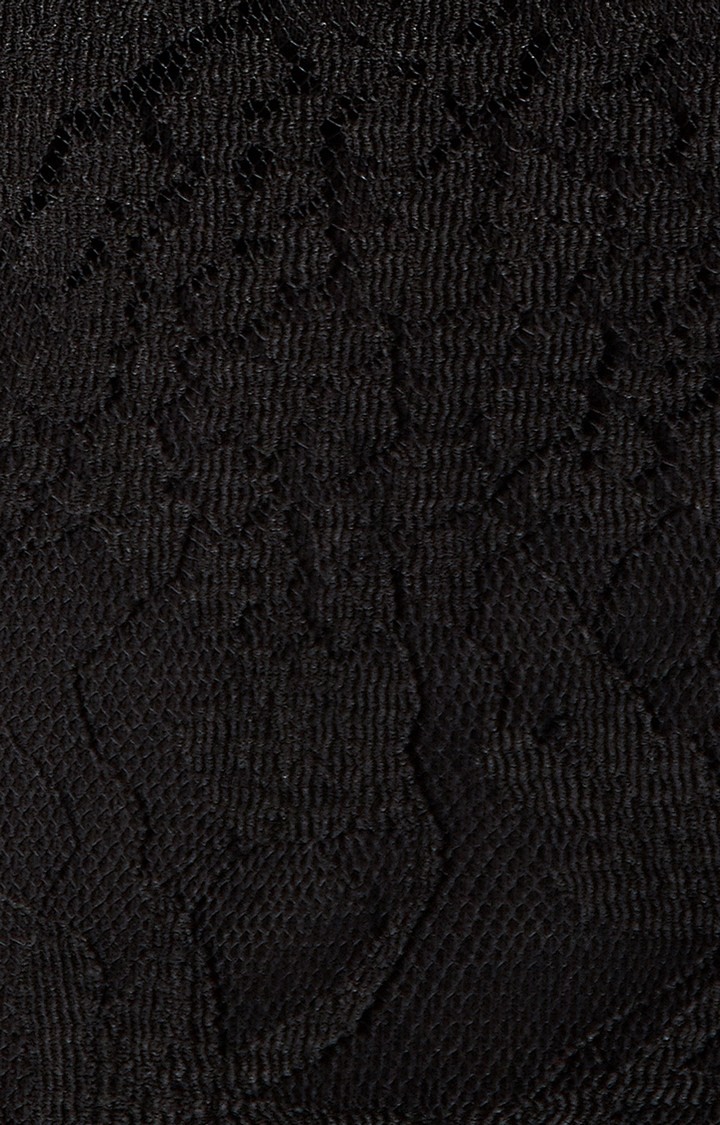 Women's Black Others SolidCasualwear Skater Dress