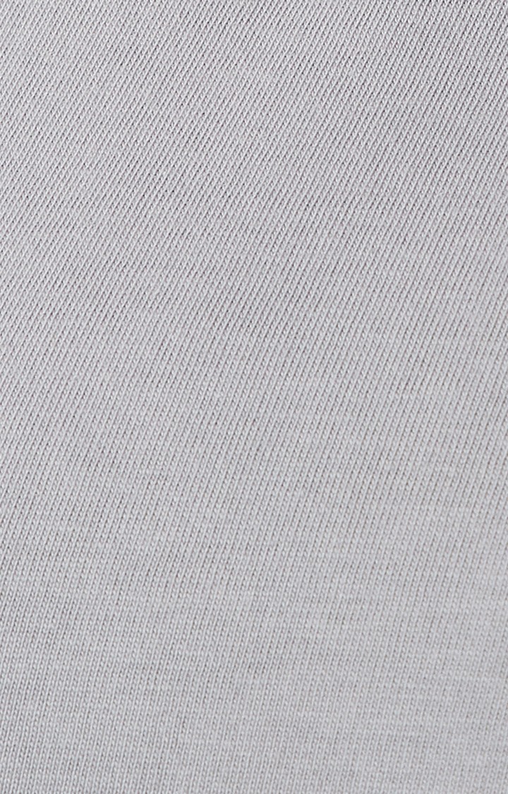 Women's Grey Cotton SolidCasualwear Shift Dress