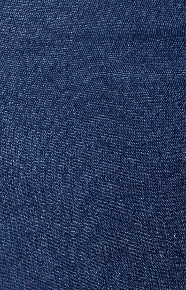 Women's Blue Solid Jeggings