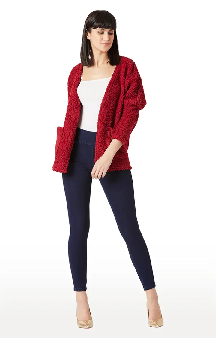 Women's Blue Solid Jeggings