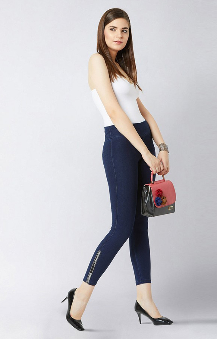Women's Blue  Jeggings