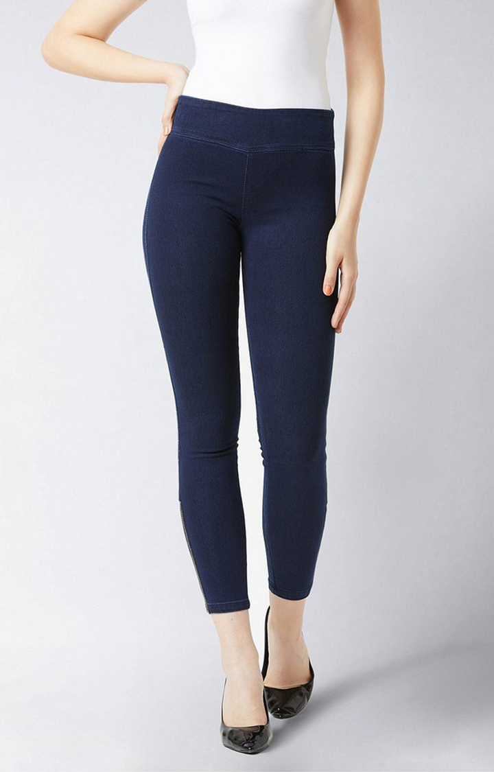Women's Blue  Jeggings