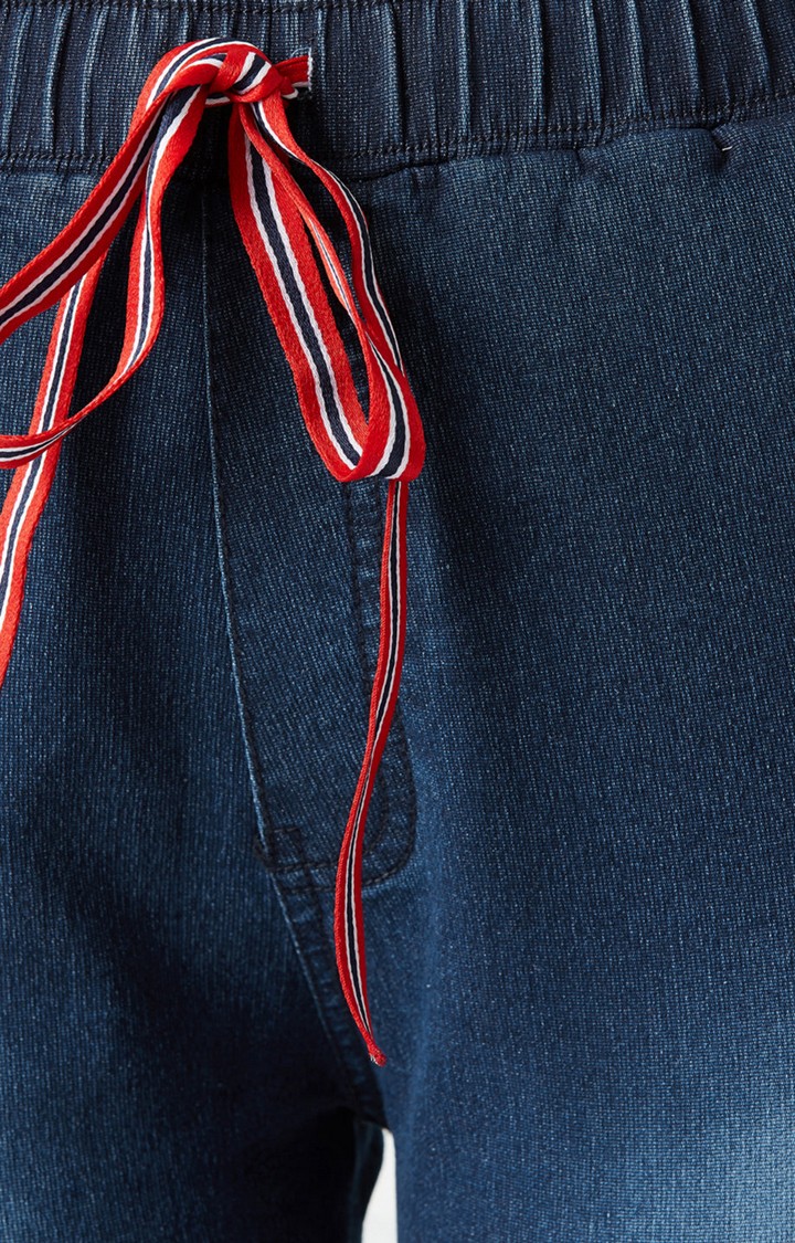 Women's Blue  Joggers Jeans
