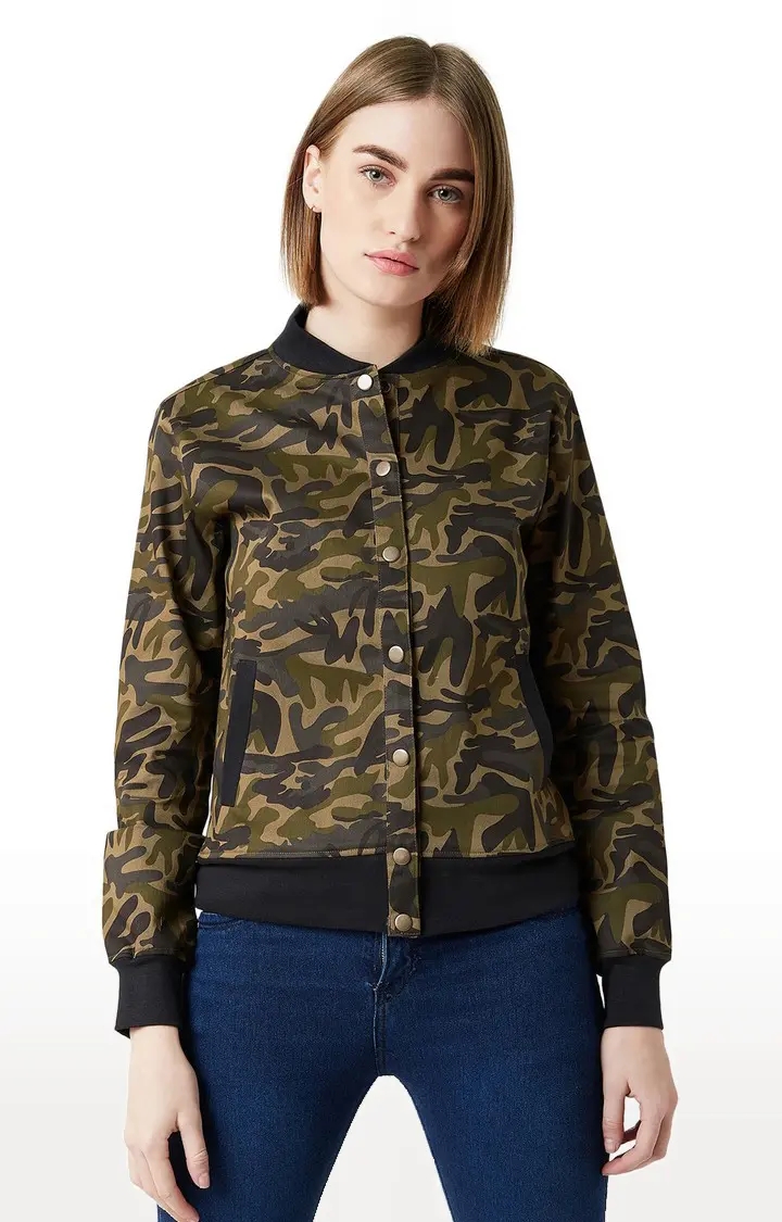 MISS CHASE | Women's Multi Camouflage Western Jackets