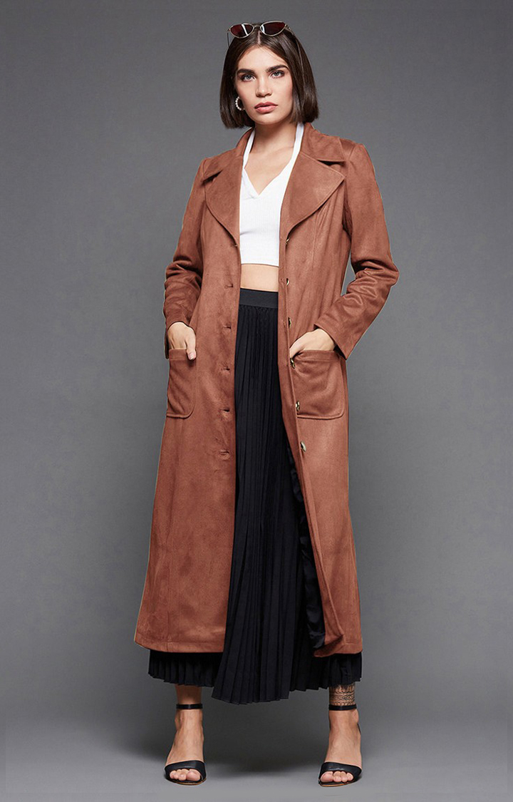 Women's Pink Polyester  Western Jackets