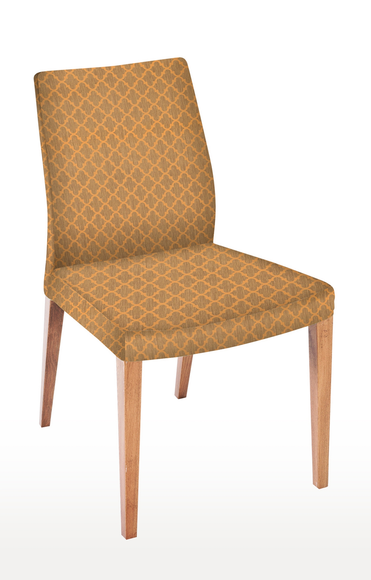 COOQS | Mustard Brown Chair Cover (Pack of 6) 1