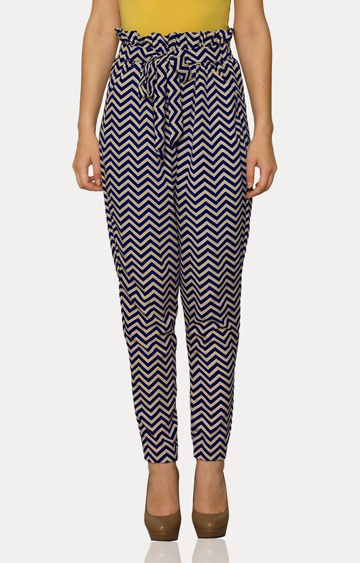 MISS CHASE | Women's Black Striped Culottes