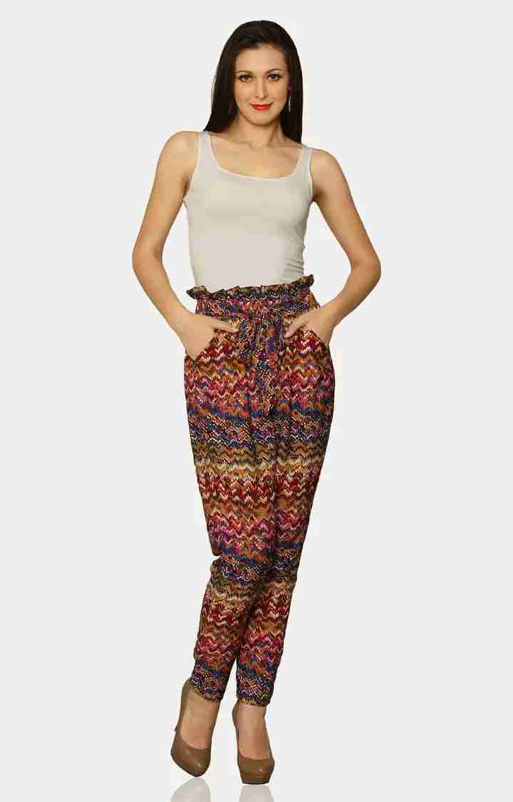 Women's Multi Printed Casual Pants