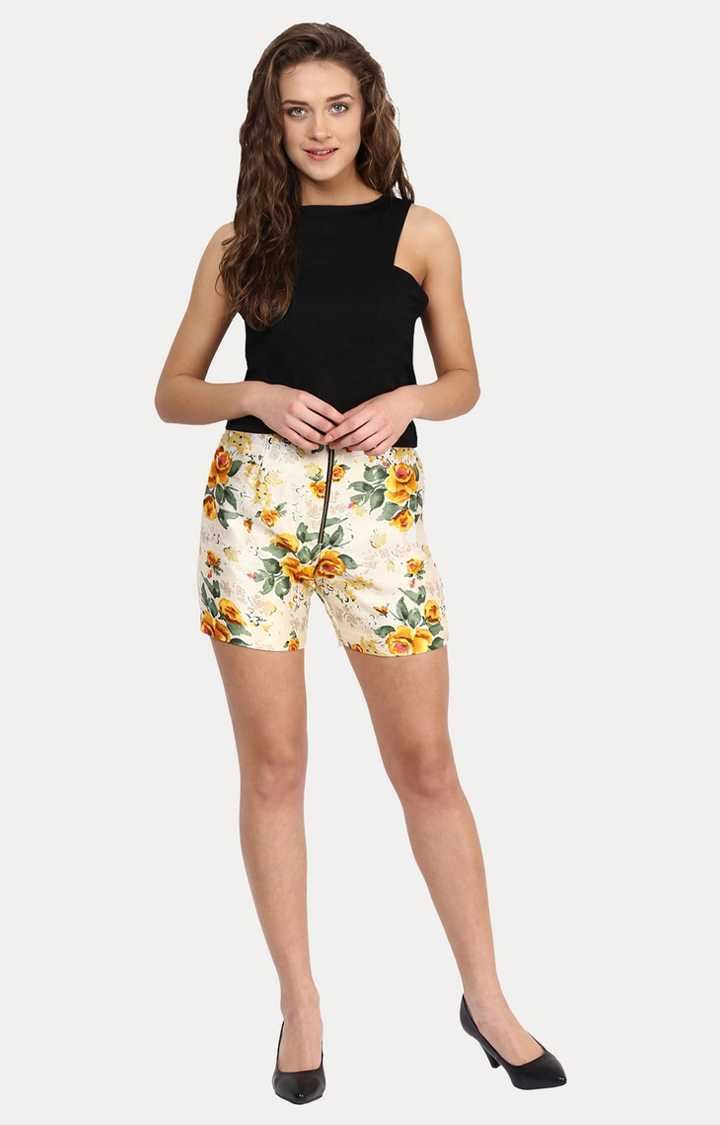 Women's Multi Floral Shorts