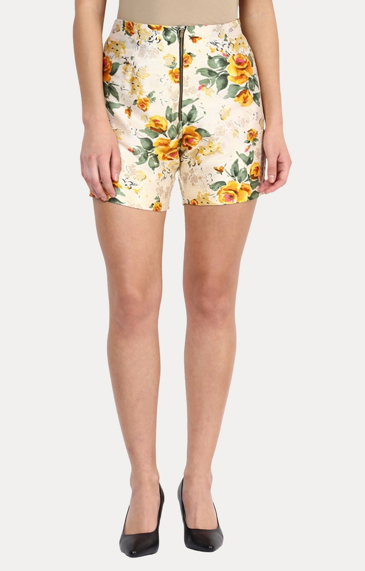 MISS CHASE | Women's Multi Floral Shorts
