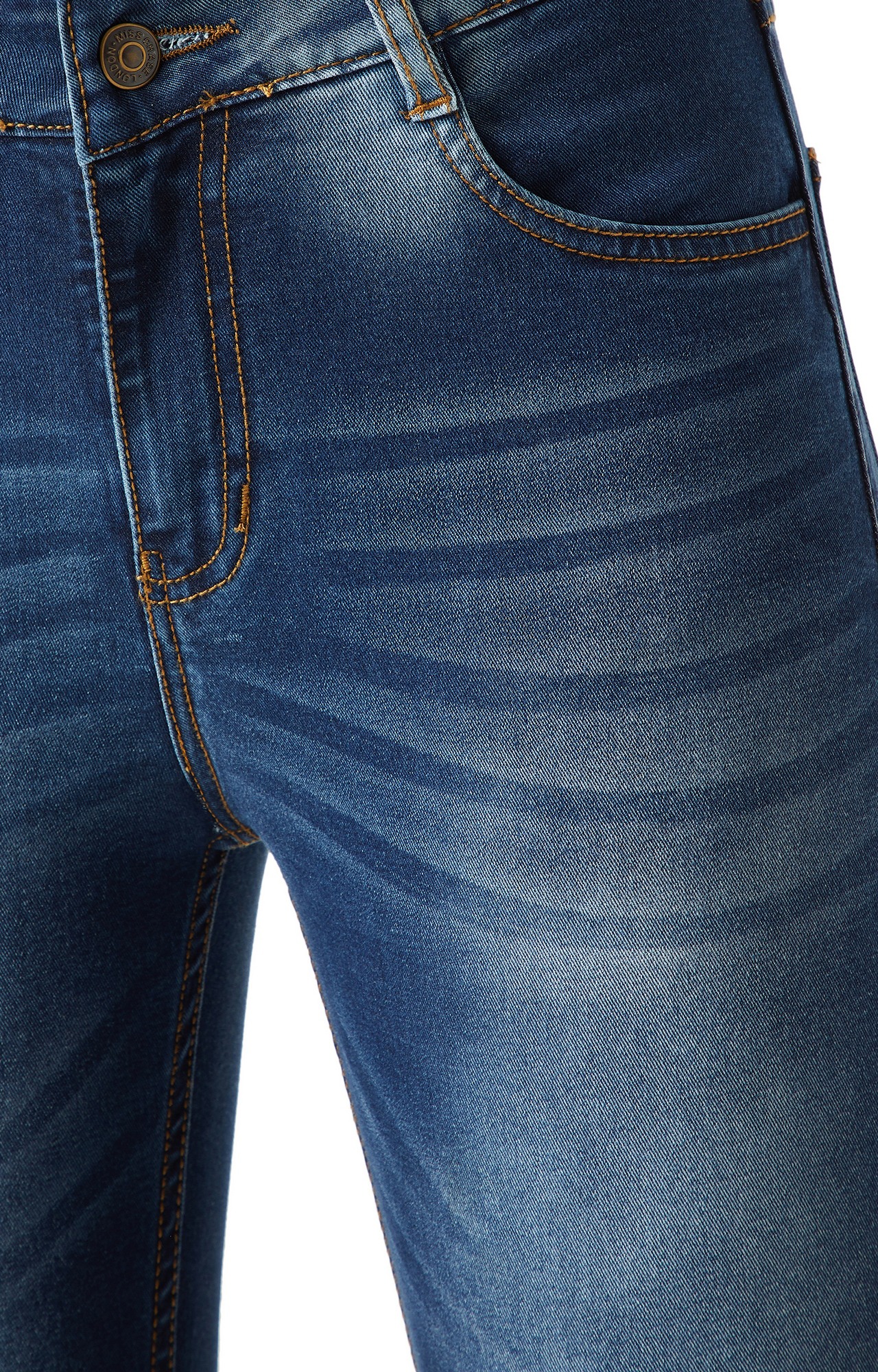 Women's Blue Solid Skinny Jeans