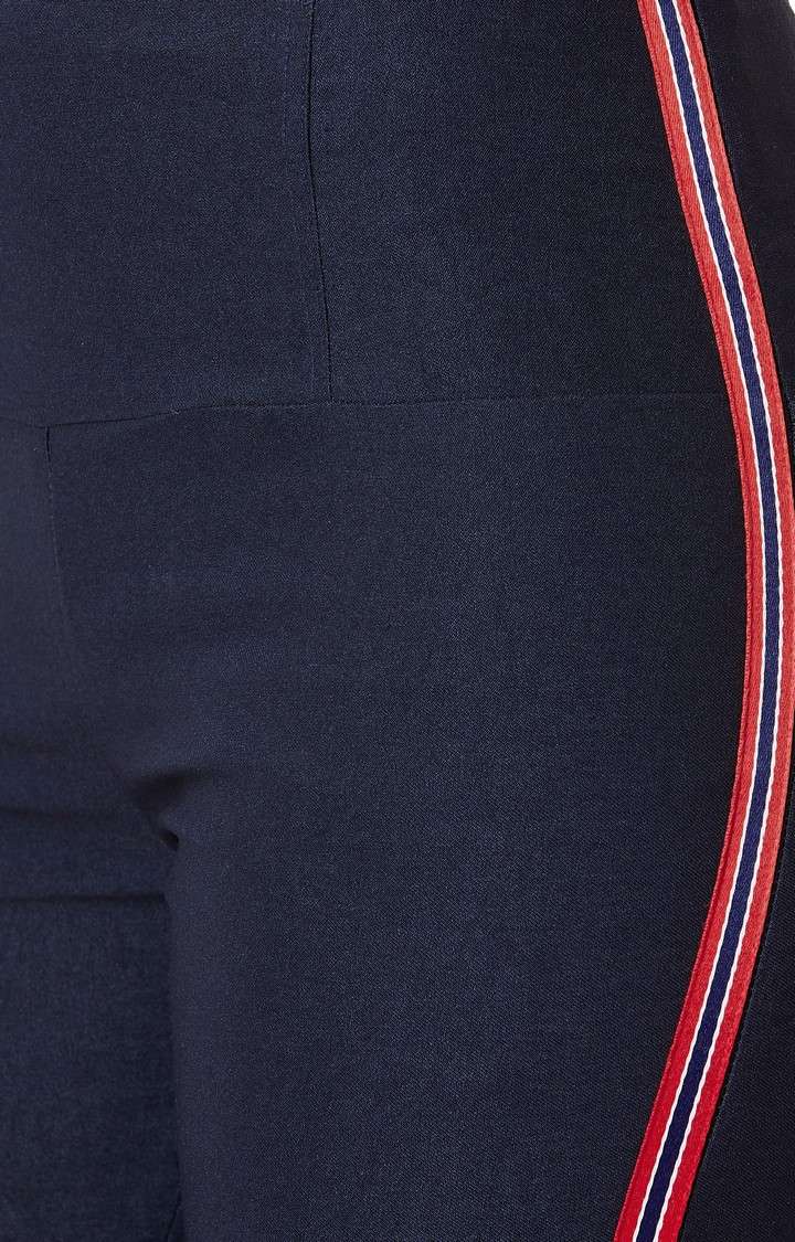 Women's Blue Solid Jeggings