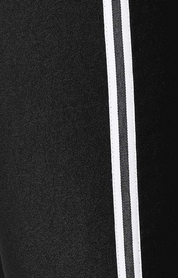 Women's Black Solid Jeggings