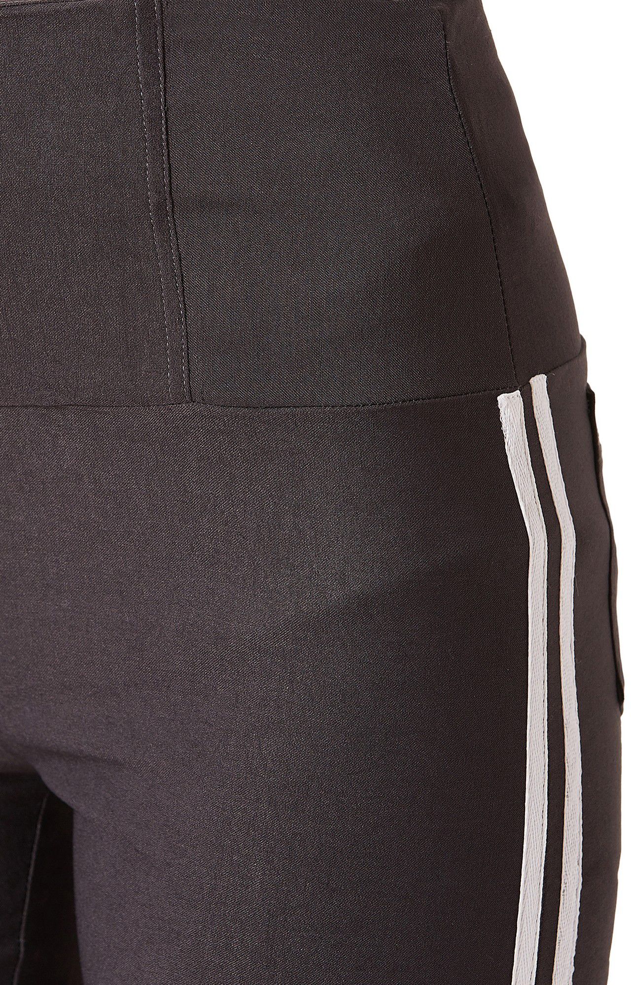 Women's Grey Solid Jeggings