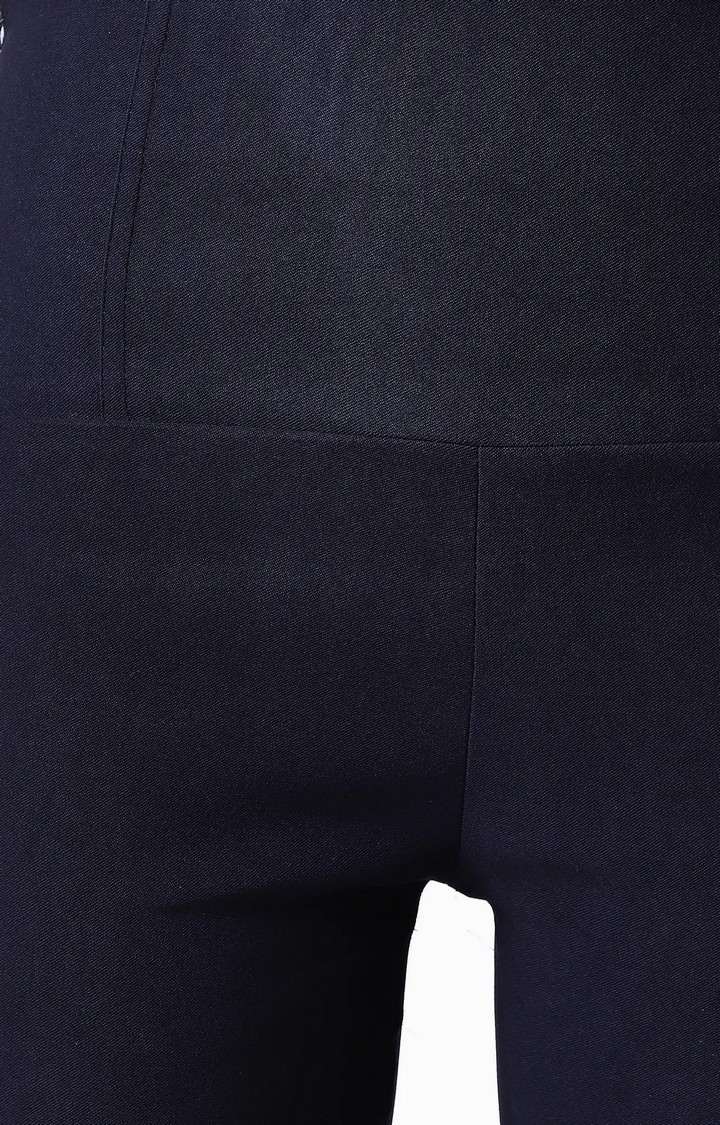 Women's Blue Solid Jeggings