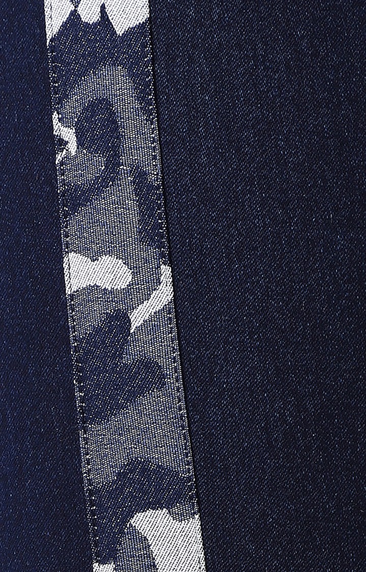 Women's Blue Solid Skinny Jeans