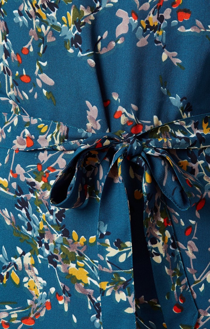 MISS CHASE | Women's Blue Floral Tunics 5