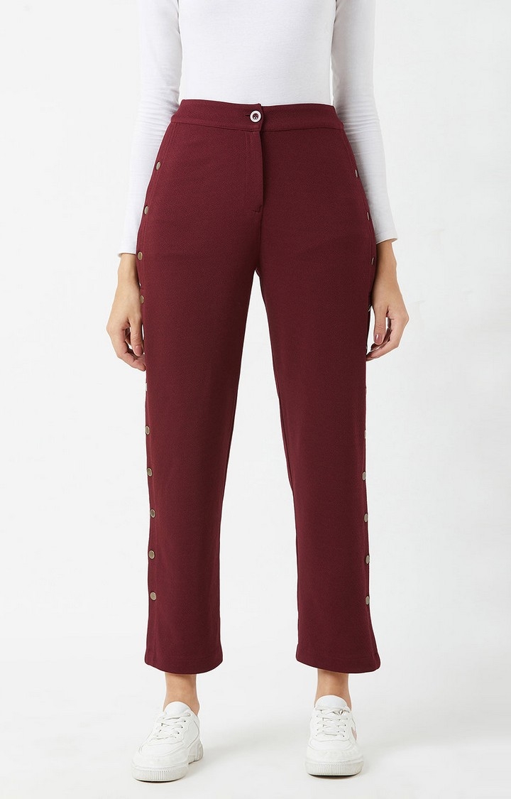 MISS CHASE | Women's Red  Trousers