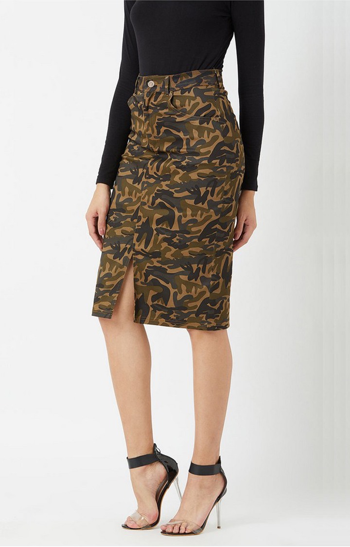 Women's Multi  Pleated Skirt