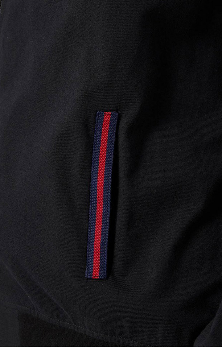 Women's Black Cotton  Activewear Jackets