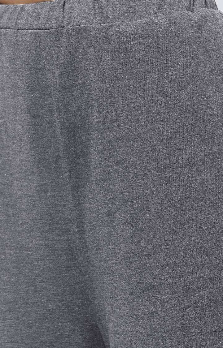 Women's Grey Cotton Loungewear