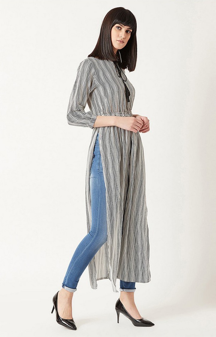 Women's Black Crepe  Tops