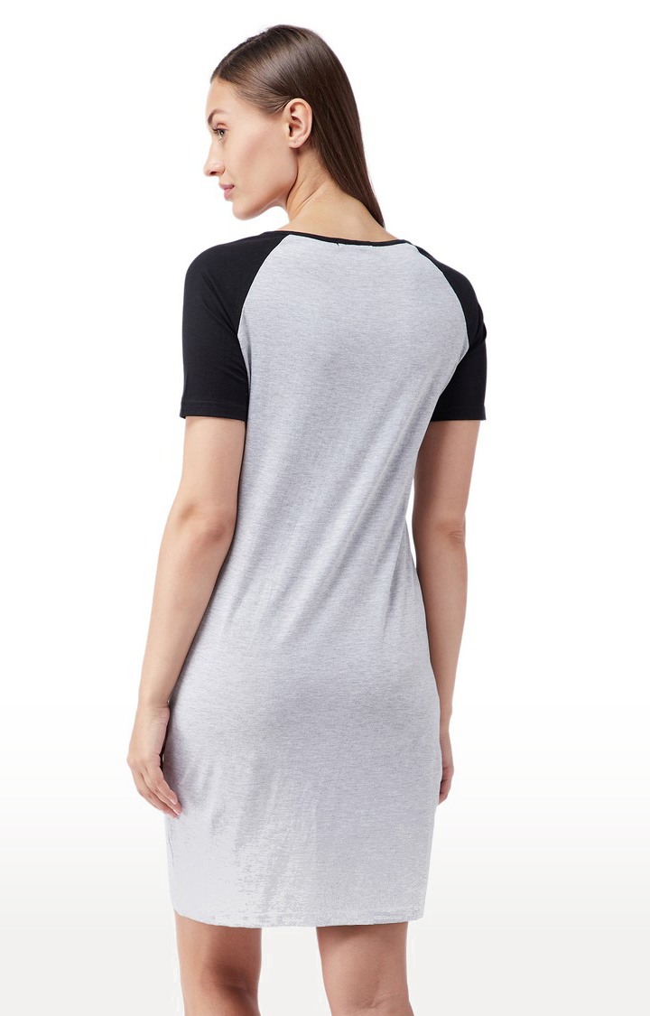 Women's Gray Cotton Night Dresses