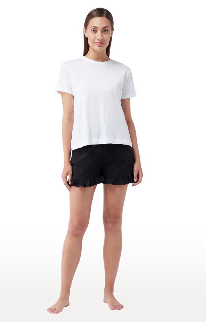 MISS CHASE | Women's Multicolour Cotton Sleepwear Shorts 1