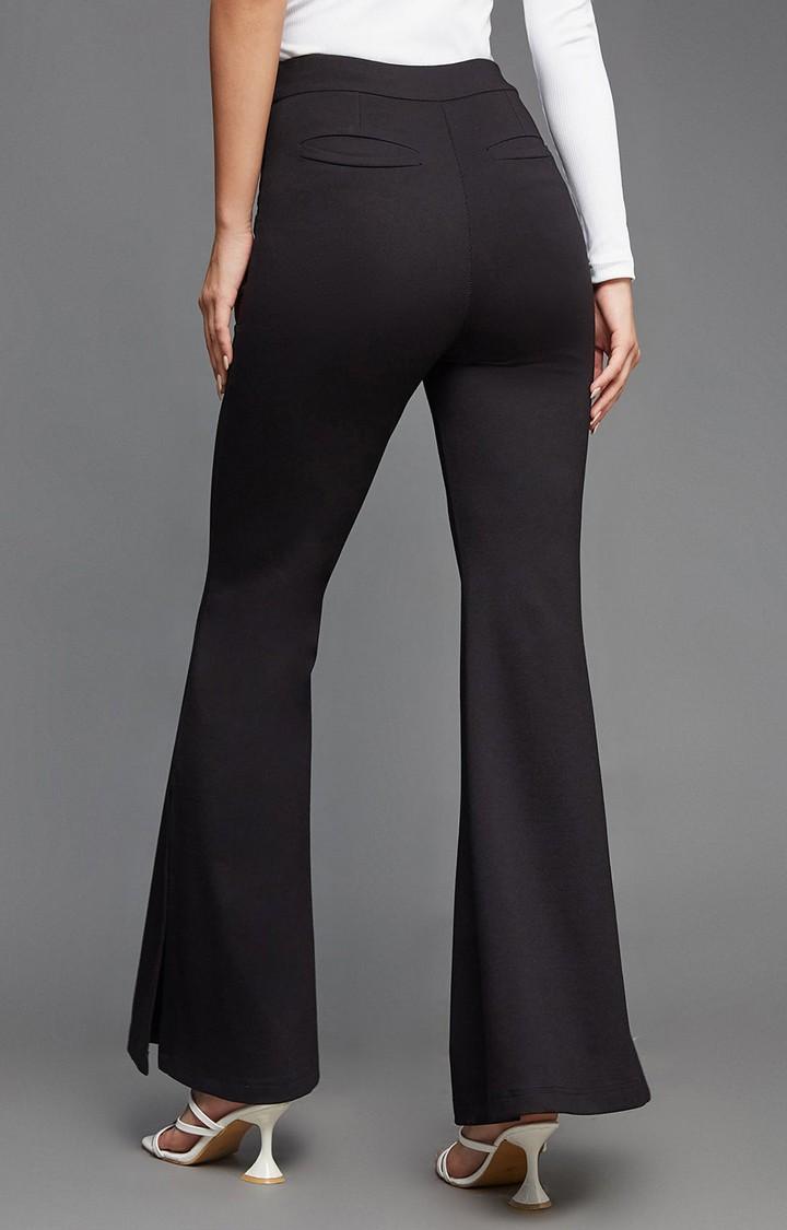 Women's Black  Trousers