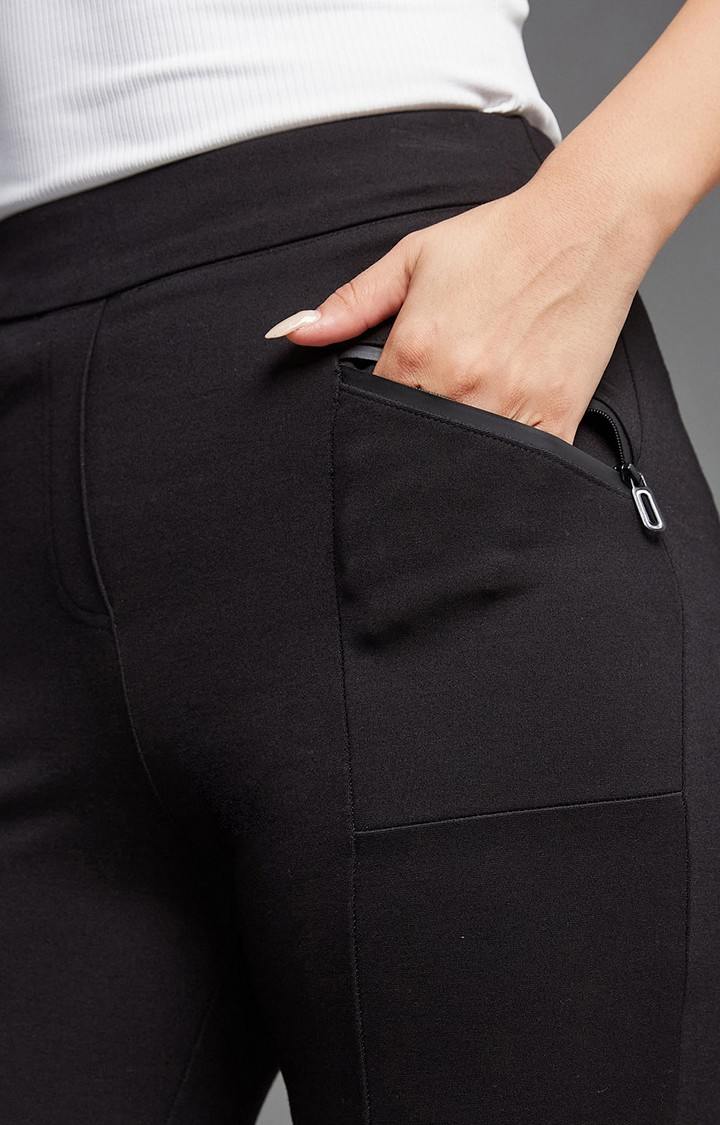 Women's Black  Trousers