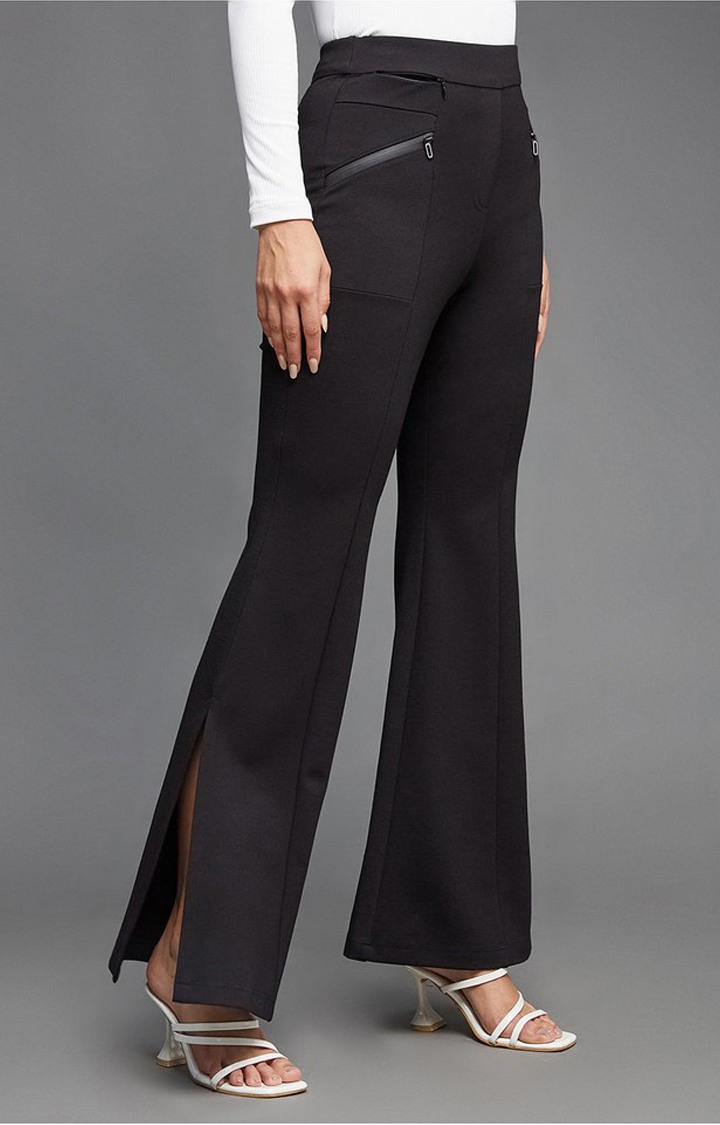 Women's Black  Trousers