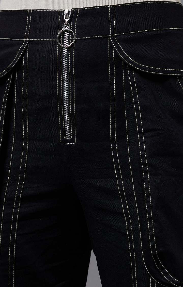 Women's Black  Joggers Jeans