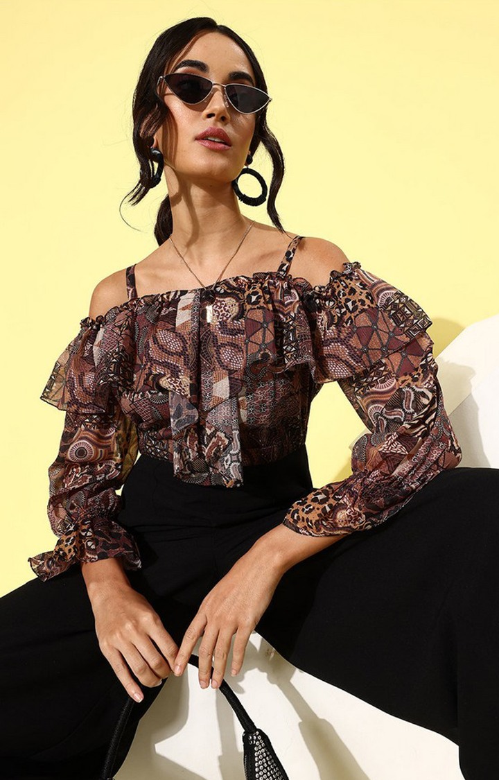 Women's Multi Polyester  Jumpsuits
