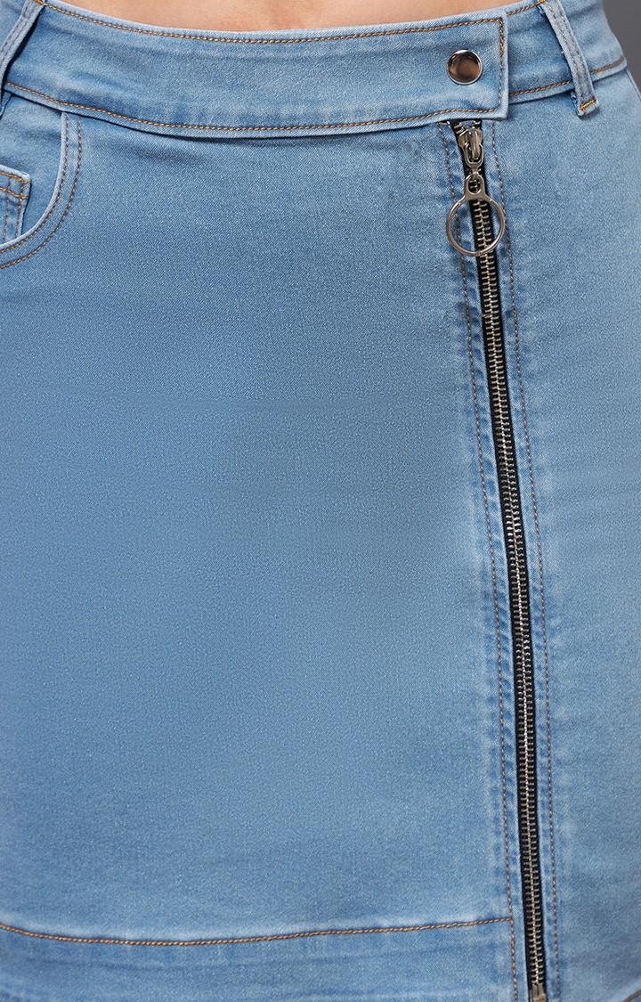Women's Blue  Skirts