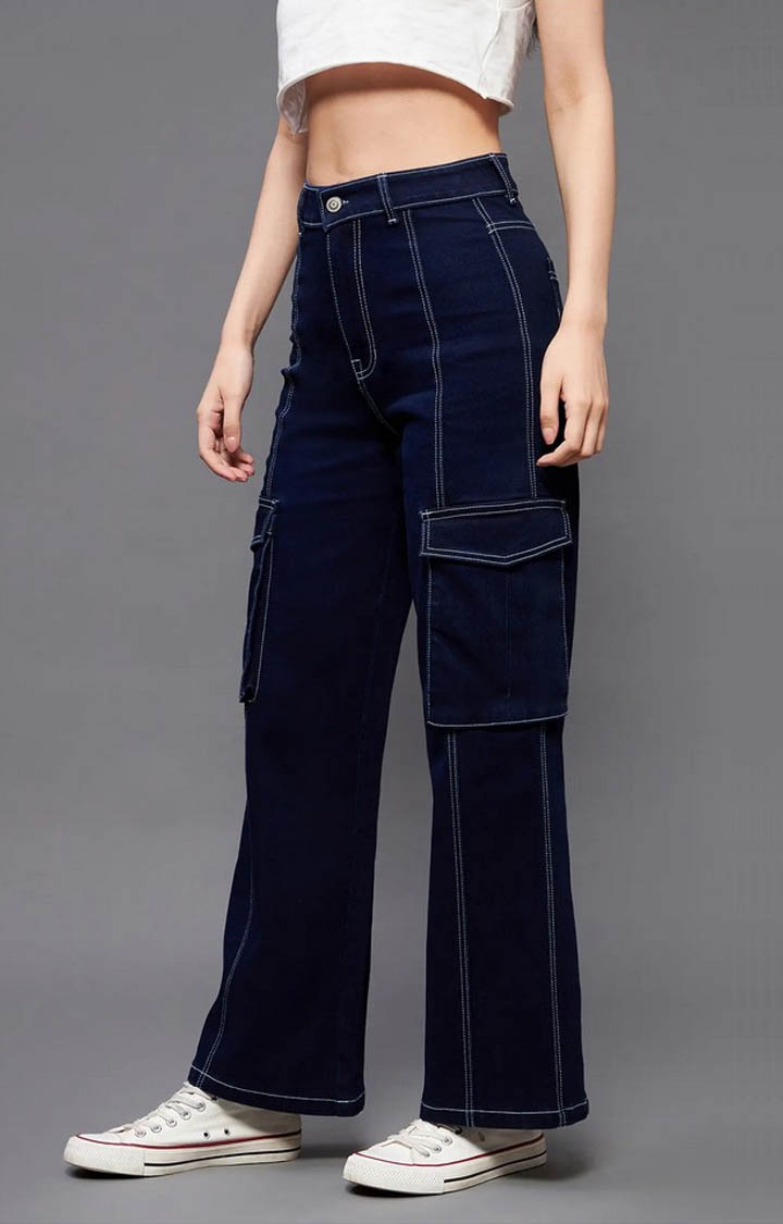 Mast & Harbour Flared Women Blue Jeans - Buy Mast & Harbour Flared Women  Blue Jeans Online at Best Prices in India | Flipkart.com