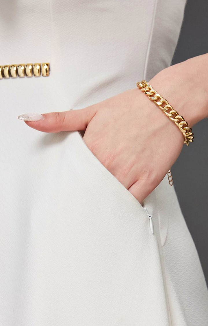 Women's White Polyester  Dresses