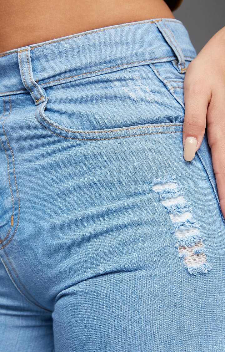 Women's Blue  Shorts