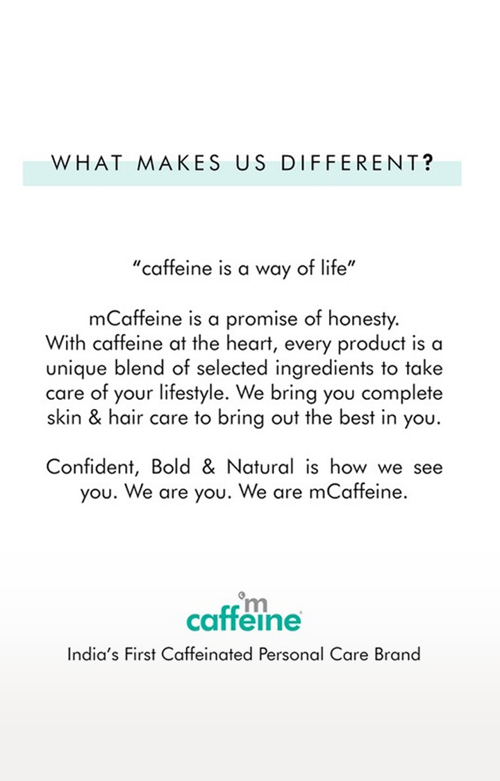 MCaffeine | mcaffeine Naked & Raw Deep Cleansing Coffee Face Wash (100 Ml) 5