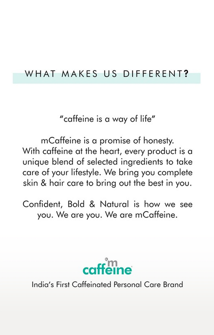 MCaffeine | mcaffeine Naked & Raw Tan Removal Coffee Face Scrub (100 G) 5